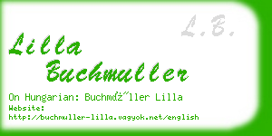 lilla buchmuller business card